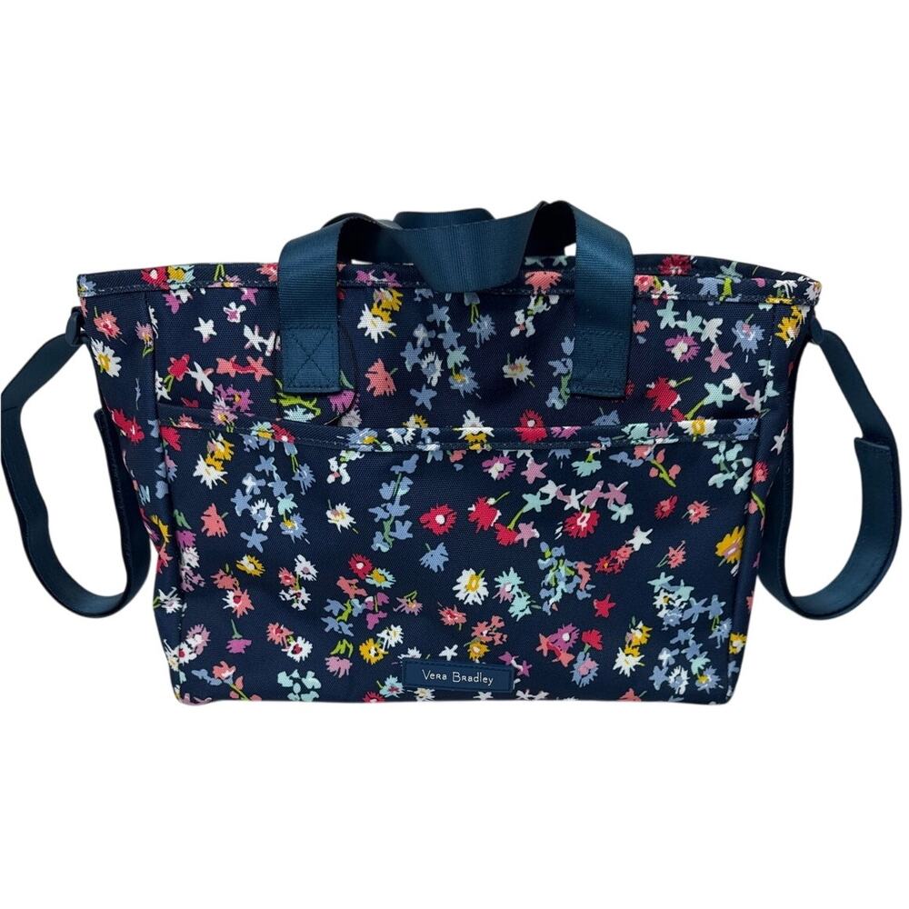 Vera Bradley Scattered Wildflowers Lighten Up Everything Organizer Tote